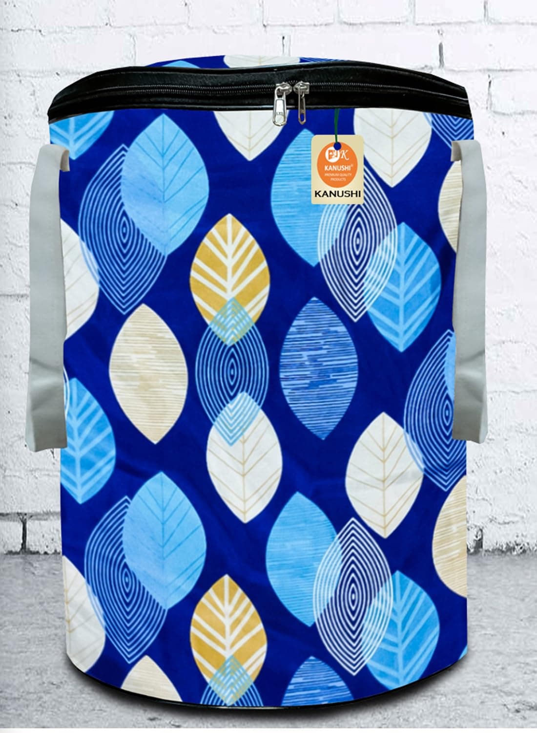 KANUSHI Industries® Designer Laundry Bag (Blue -colour)(LB-BLUE-LONG-LEVS-01)