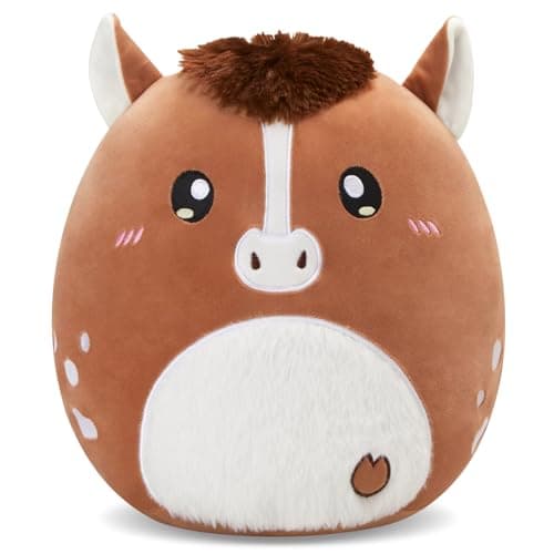 Glow Guards 12Inch Quarter Horse Plush Cute Horse Stuffed Animal Soft Plush Toy Stuffed Animals Birthday Gift for Boys Girls Kids
