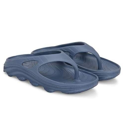 Birde Comfortable Lightwight Slippers for Men Navy