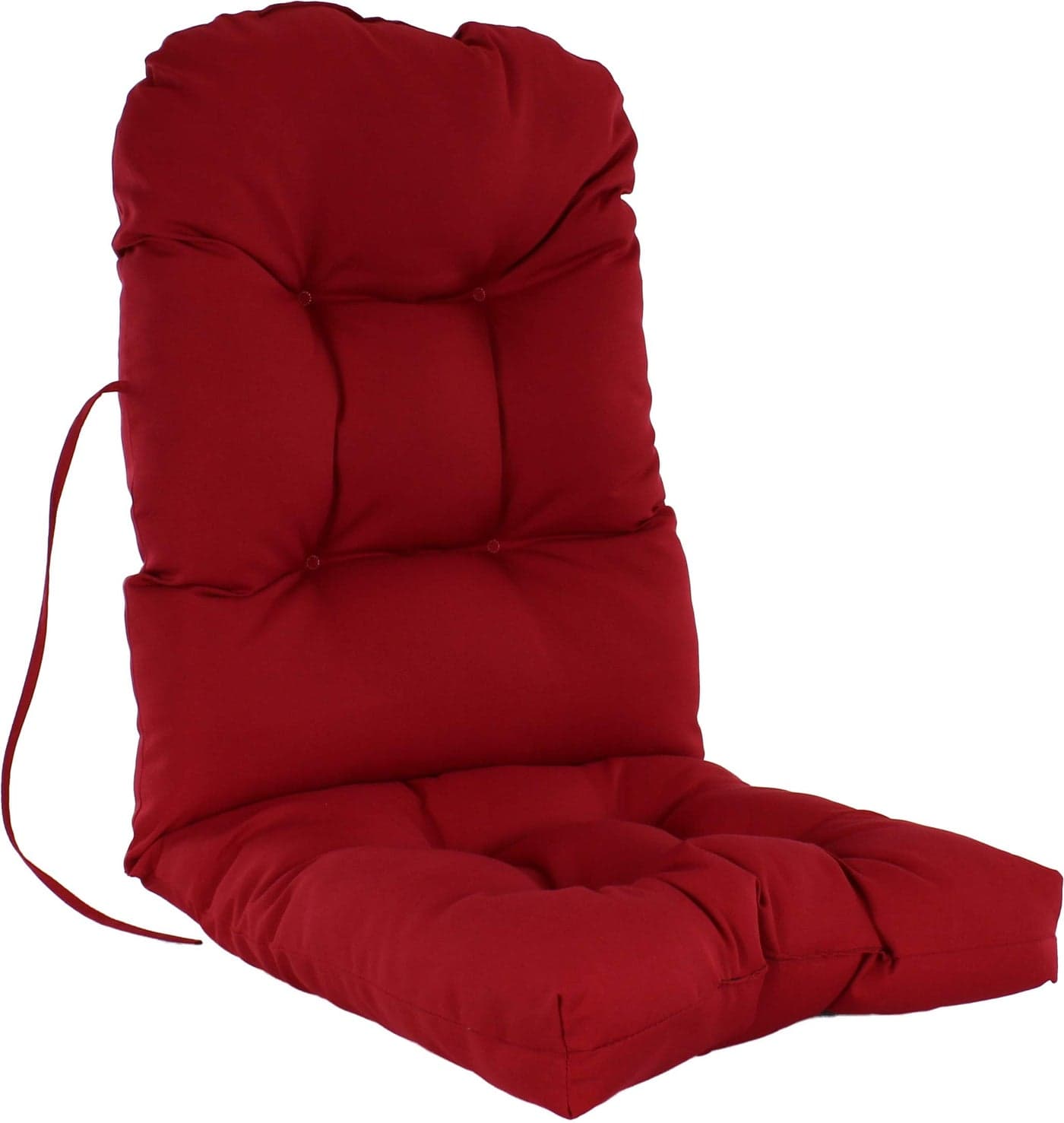 College Covers IndoorOutdoor Adirondack Patio Seat Cushion 1 Count Pack of 1 Red