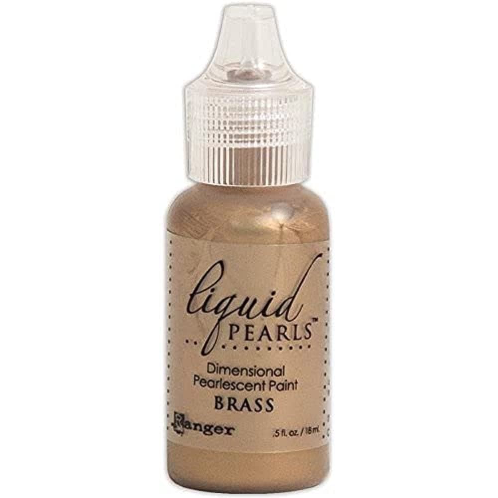 Ranger Liquid Pearls Glue 05 oz Brass