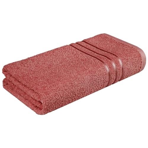 MYTRIDENT Bath Towel | Comfort Living | Quick Drying | Travel Friendly | for Men/Women | 1 Piece Large Size | 100% Cotton 400 GSM | 70 x 140 cm - Apple Red