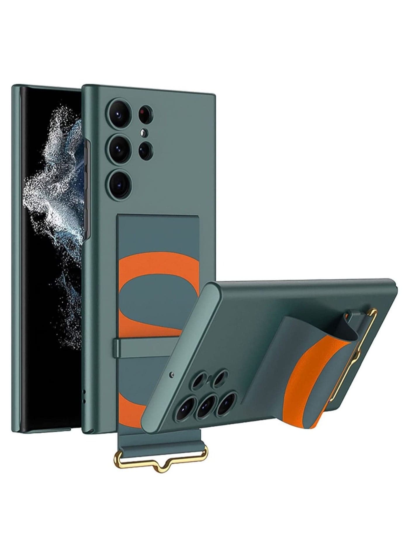 Compatible with Samsung Galaxy S23 Ultra Case with Strap Slim S23 Ultra Protective Cover with Hand Strap Anti-Shedding Hard PC Anti-Scratch Case for Galaxy S23 Ultra 5G