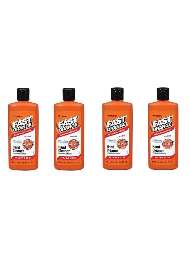 ® Fast Orange Fine Pumice Lotion Hand Cleaner - 7.5 Fluid Ounce (4)