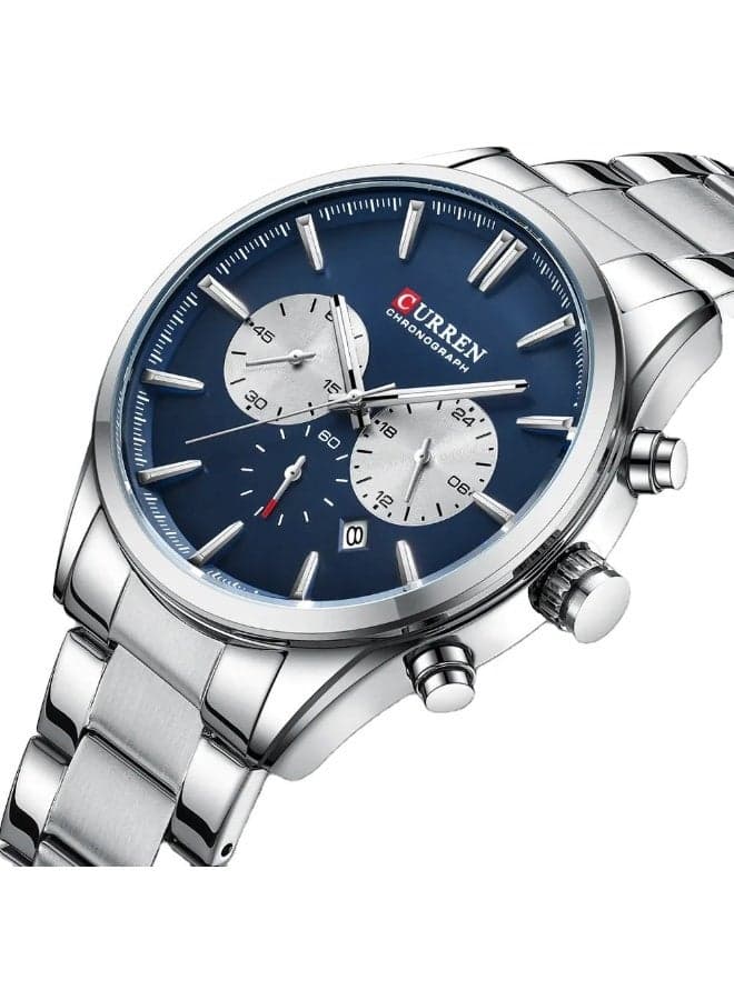 WholesaCURREN 8446 Watch for Men Popular Luxury Men's Quartz Watch Waterproof High Quality Stainless Steel Strap Chronograph