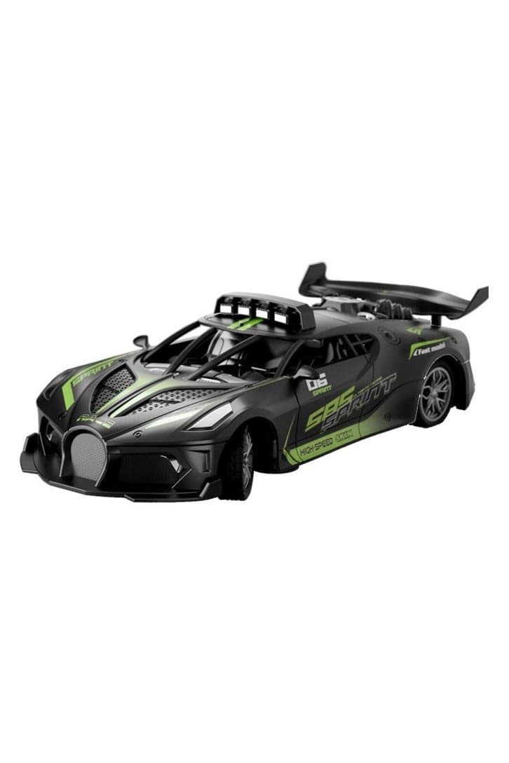 1:18 Scale Sports Car RC Model , 2.4 G Multi-Function Wireless Remote Control Toy Car , With Drifting , Model Car Gift For Boys And Girls , Collectible Display , Green/Black ,25 cm*10.5 cm*6.5 cm