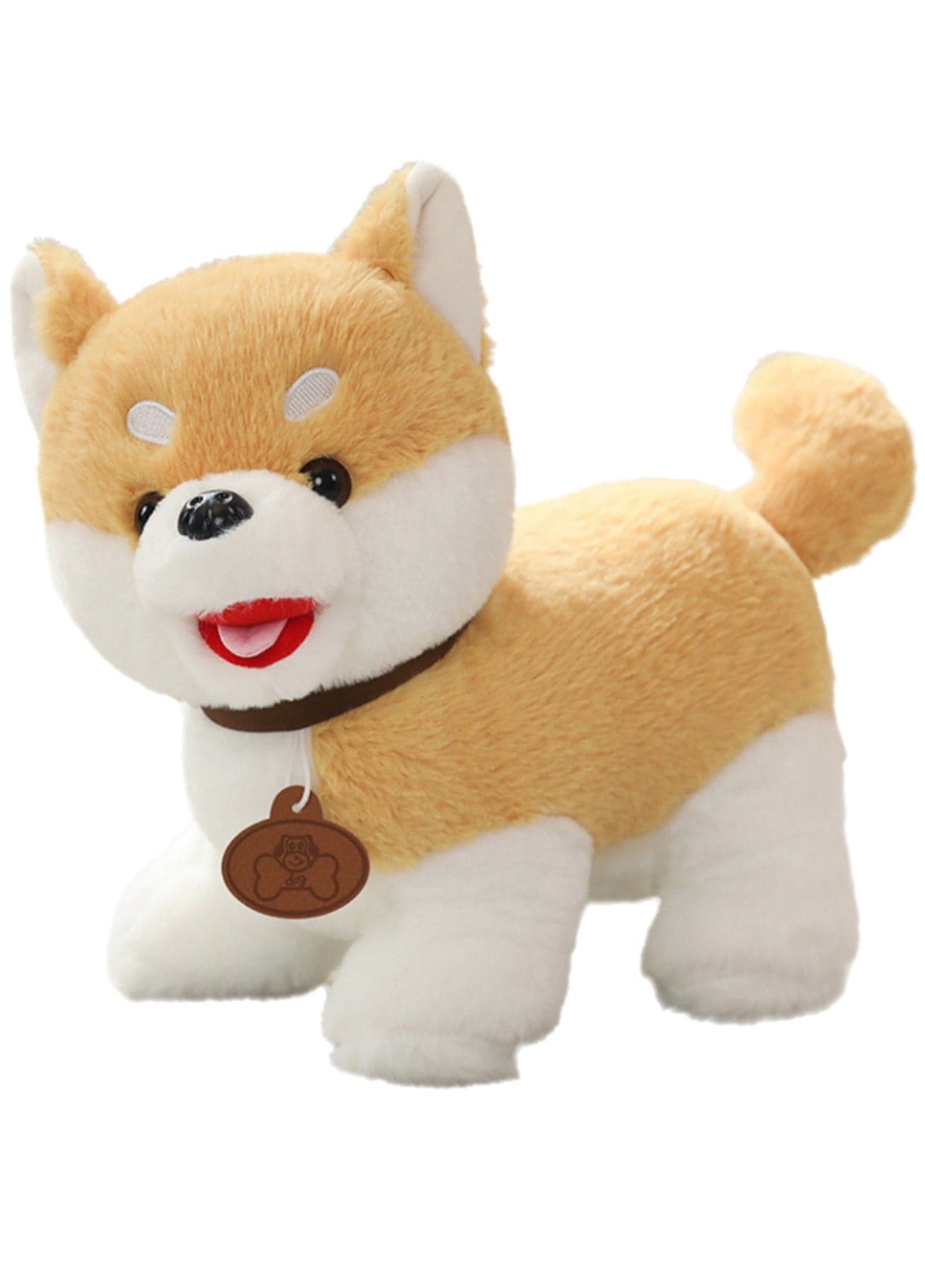 25 CM Cute Simulation Dog Plush Toy Soft Stuffed Animal Doll For Girls And Boys All Ages Gift(Style 2)