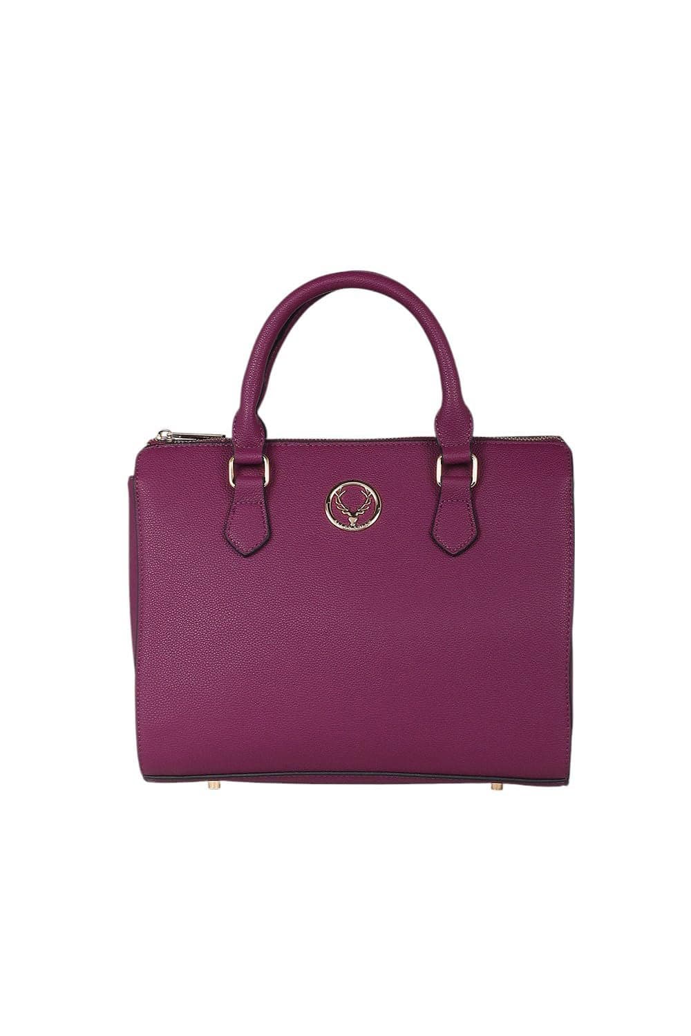 Allen Solly textured handheld bag with detachable strap