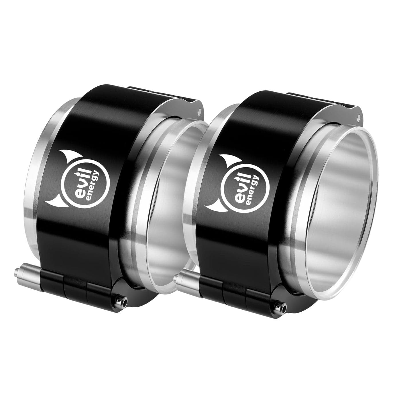 EVIL ENERGY V Band Aluminum Quick Release V Band Clamp with Flange Intake Intercooler Pipe Clamp 1 3