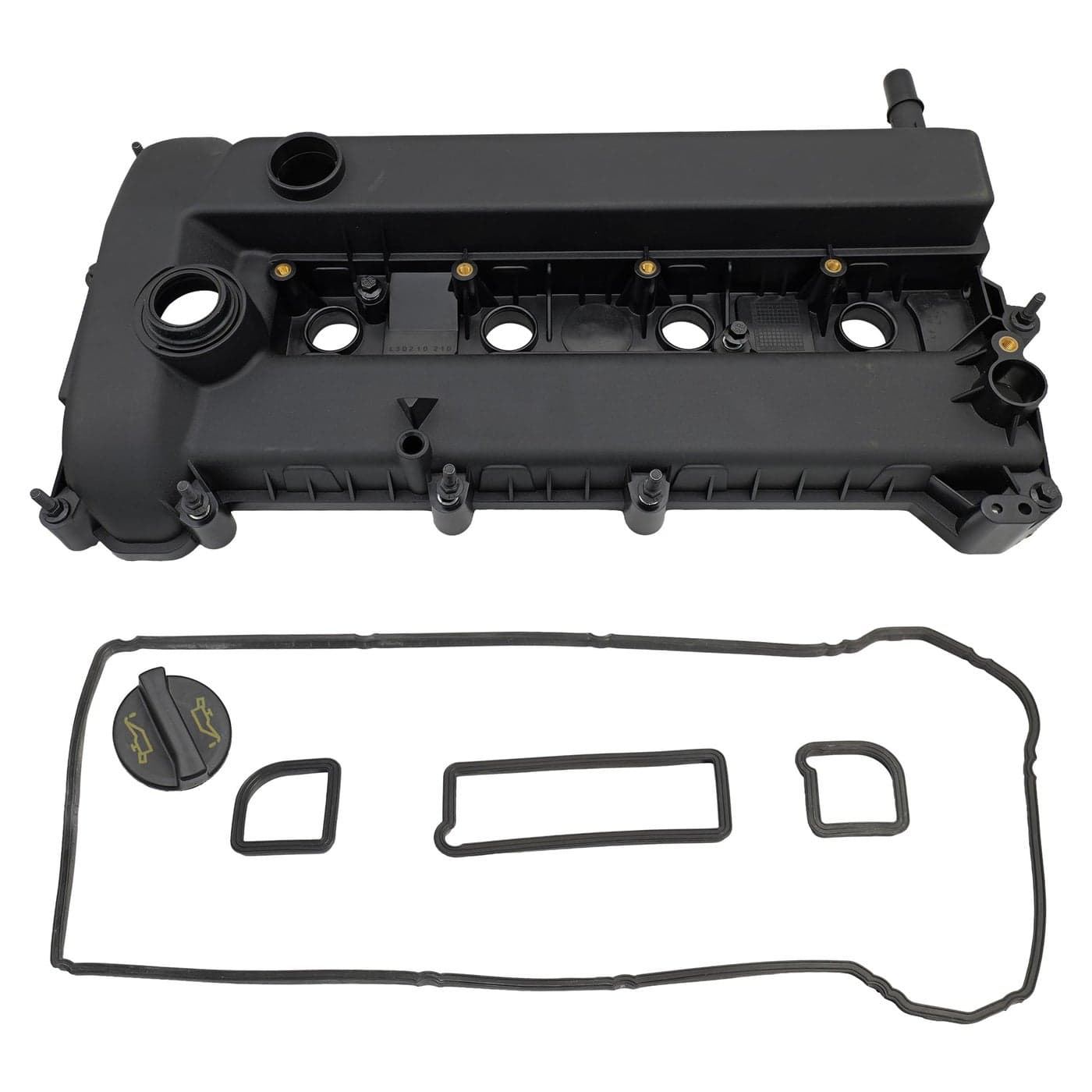 NOVAPARTS 264990 Engine Valve Cover wGasket for Hyundai Accent Kia Rio Rio5 2006 2007 2008 2009 2010 2011 16L 2244126801 2241026860 2241026855
