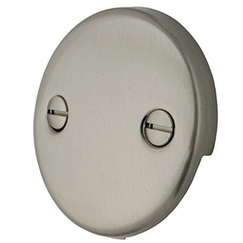 Kingston Brass DTT108 Bath Tub Overflow Plate, Brushed Nickel 3.19 x 3.19 x 2.31