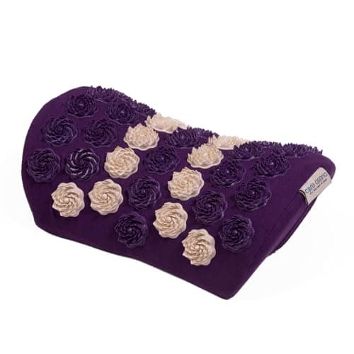 Core Asana Acupressure Massager Pillow, Orthopedic Cervical Pillow for Neck Pain and Shoulder Pain Relief | Reduce Stress and Tension with Neck Pillow Massager (Grapevine)