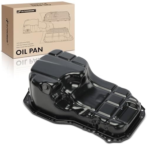 A-Premium Engine Oil Pan Sump with Drain Plug Compatible with Mitsubishi Eclipse 2006-2012, Galant 2004-2012, 2.4L Gas