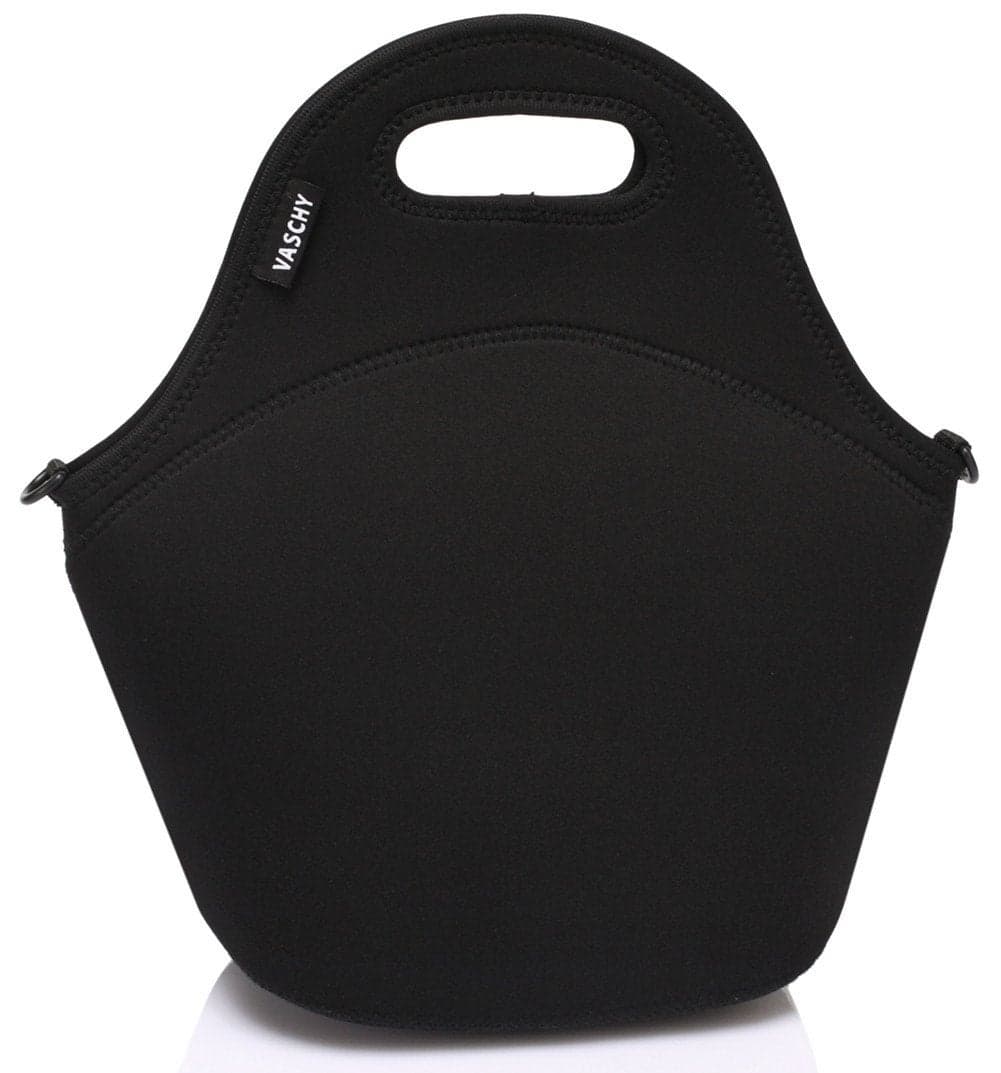 VASCHY Neoprene Insulated Lunch Bag Tote for Men or Women 129x134x63 inch with Detachable Adjustable Shoulder Strap