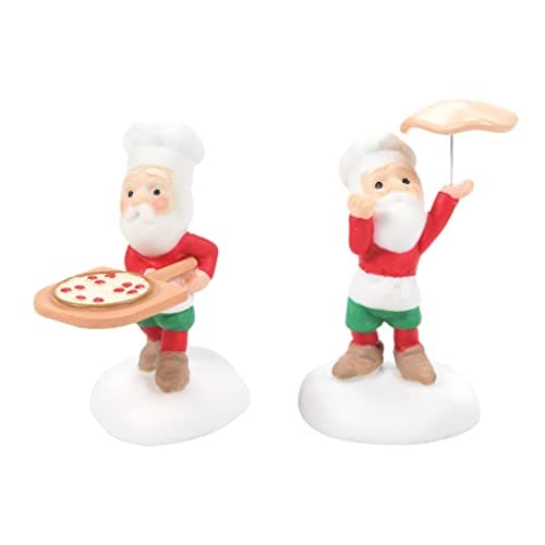 Department 56 North Pole Village Accessories One Santa Special Coming Up Figurine Set 177 Inch Multicolor