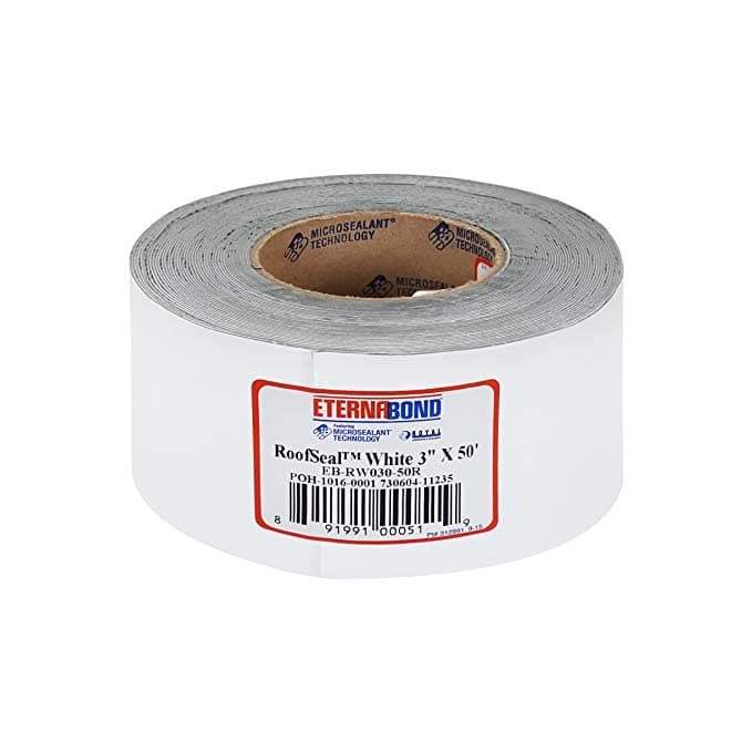 EternaBond RV Mobile Home Roof Seal Sealant Tape & Leak Repair Tape 3" x 50' Roll White Authentic (3''-50ft)