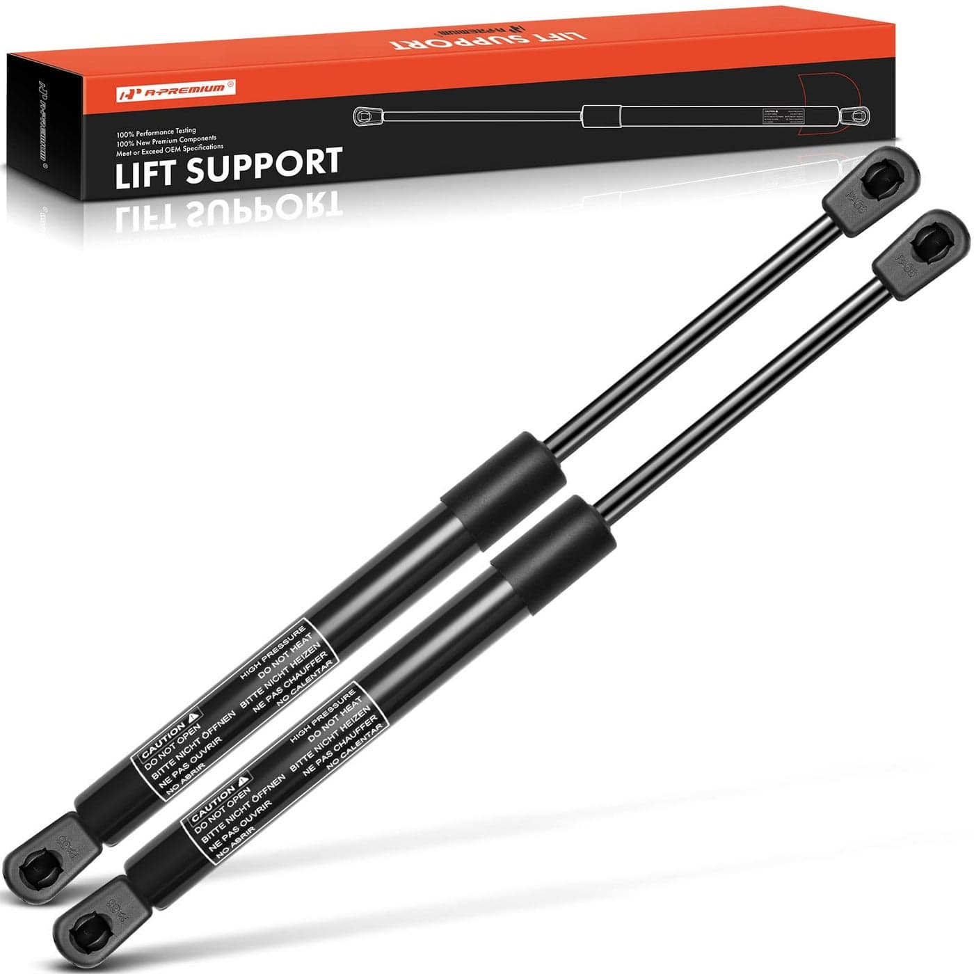 APremium Hood Lift Supports Shock Struts Replacement for Dodge Ram 1500 2500 3500 5500 20022010 2PC Set
