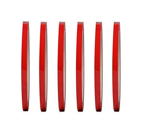 6 Rolls Graphic Chart Tape Art Tape Grid Marking Tapes 72 YardRoll Whiteboard Gridding Tape SelfAdhesive Artist Tape Desktop Positioning Crossed Tape Red Width3mm