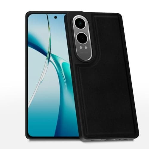 Pikkme Back Cover for OnePlus Nord CE 4 Lite 5G | PU Leather, Full Camera Protection, Super Soft-Touch & Raised Edges Bumper Case (Black)