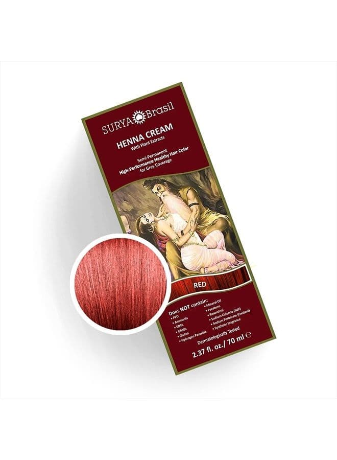 Products Henna Cream, Red, 2.37 Fluid Ounce