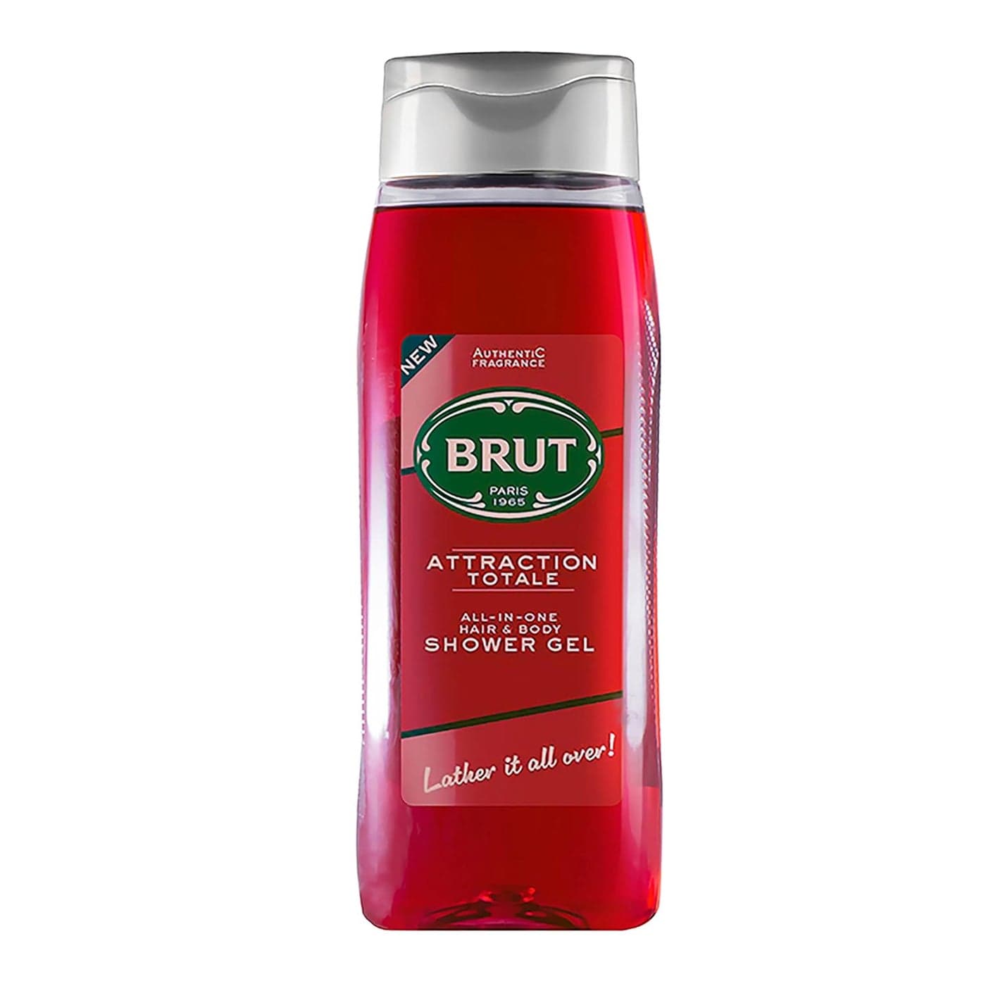 Brut Attraction ALLINONE Shower gel for Hair Body Body Wash for Men Authentic Fragrance 500ml