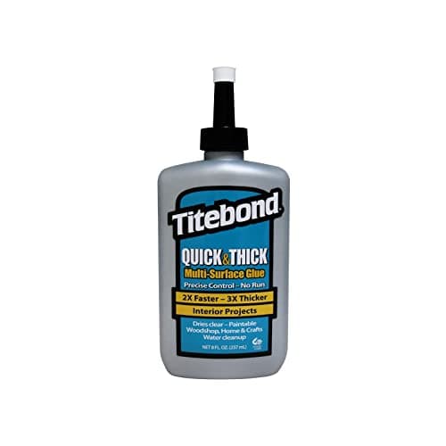Titebond 2403 8OZ Quick & Thick Glue, 8 oz, Clear