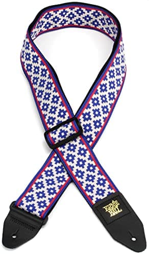 Ernie Ball Jacquard Guitar Strap, Blue Crux (P05336)