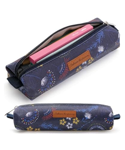 Mr. Pen- Cute Pencil Case Pouch, Navy Blue Color, Multipurpose Canvas Bible Pencil Pouch