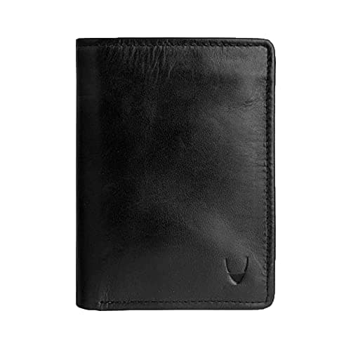 Hidesign Leather Black Men's Wallet 013 Rf Men's Wallet - Black