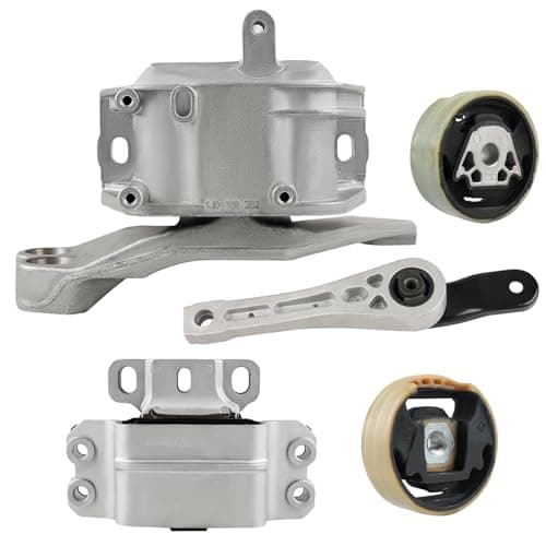 JDMON 5Pcs Engine Motor Transmission Mount Kit Replacement for 20052018 Volkswagen Jetta 20062009 VW Rabbit L5 25L Compatible with A4926 A4927 A4928 A6962 A6969