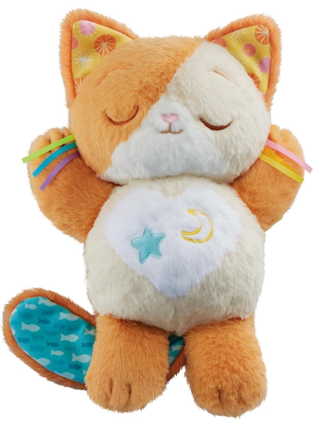 VTech Baby Calming Purrs Kitten, Soft, Soothing Kitten with 3 Modes of Play, Nature Sounds, Purring & Breating Motion, Interactive Toy, Gift for Babies 0, 3, 6, 12 months +, English version