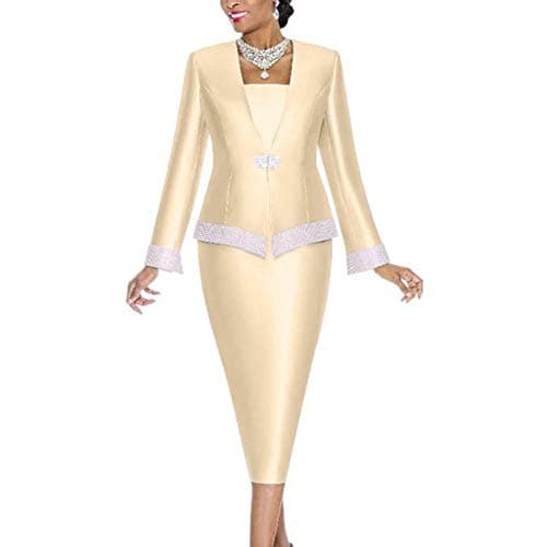 Go Mai Women's Church Dress Suit for Ladies - Mother's Gifts & Special Occasion Wedding Party Formal Church Clothes