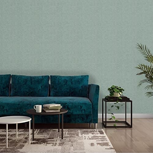 Asian Paints ezyCR8 Green Quiet Refuge Abstract Design Non-Adhesive Wallpaper for Home & Office, Easy Application, Water Resistant, PVC Coated, Interior Décor (53cm x 950cm)| (54 sq. ft. per roll)