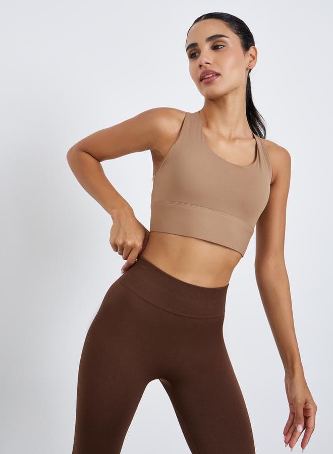 Women Multi Strap High Support Sports Bra