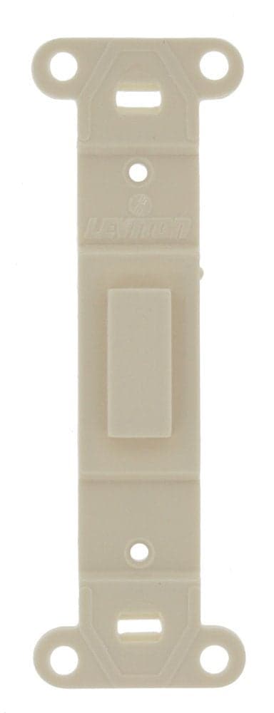 Leviton Toggle Plastic Adapter Plate Blank Toggle No Hole 80700T Light Almond
