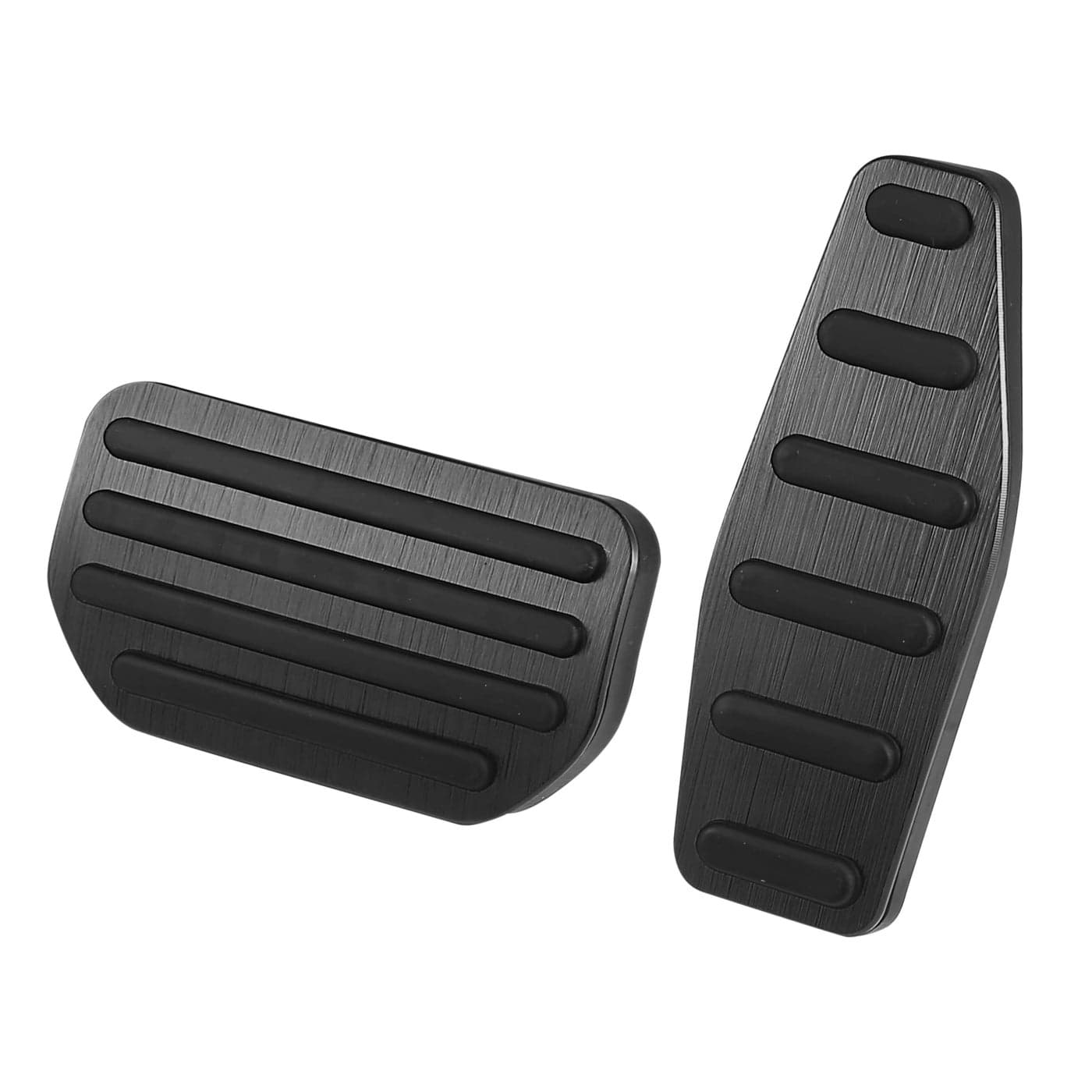 X AUTOHAUX 1 Set Automatic Transmission Brake Pedal Pad Gas Accelerator Pedal Cover for Suzuki Jimny JB64W Sierra JB74W Black