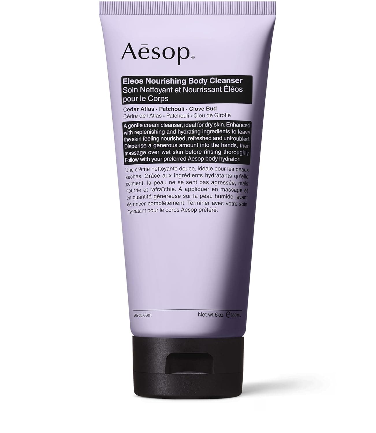 Aesop Eleos Nourishing Body Cleanser Hydrating Ingredients For Refreshed Soft Skin Enriched With Emollients Humectants Purifying Botanicals 180mL 62oz