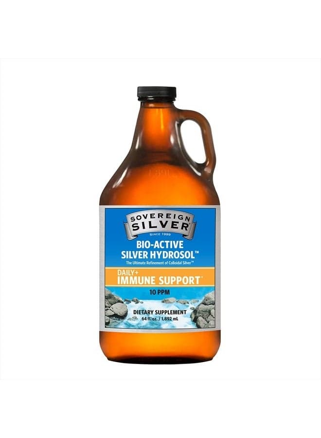Bio-Active Hydrosol Sovereign Silver Natural Immunogenics 64 oz Liquid