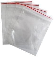 D10 Zip Lock Plastic Bags Self Sealing Storage Pouch (4" X 6" inch, Transparent) (Pack of 300)