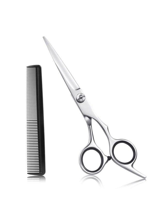 Hair Cutting Scissors, 6.5" Stainless Steel Barber Haircut Shears for Men/Woman, Professional Trimming Scissors Kit for Salon and Home Use, Sharp Edge for Precise Cutting
