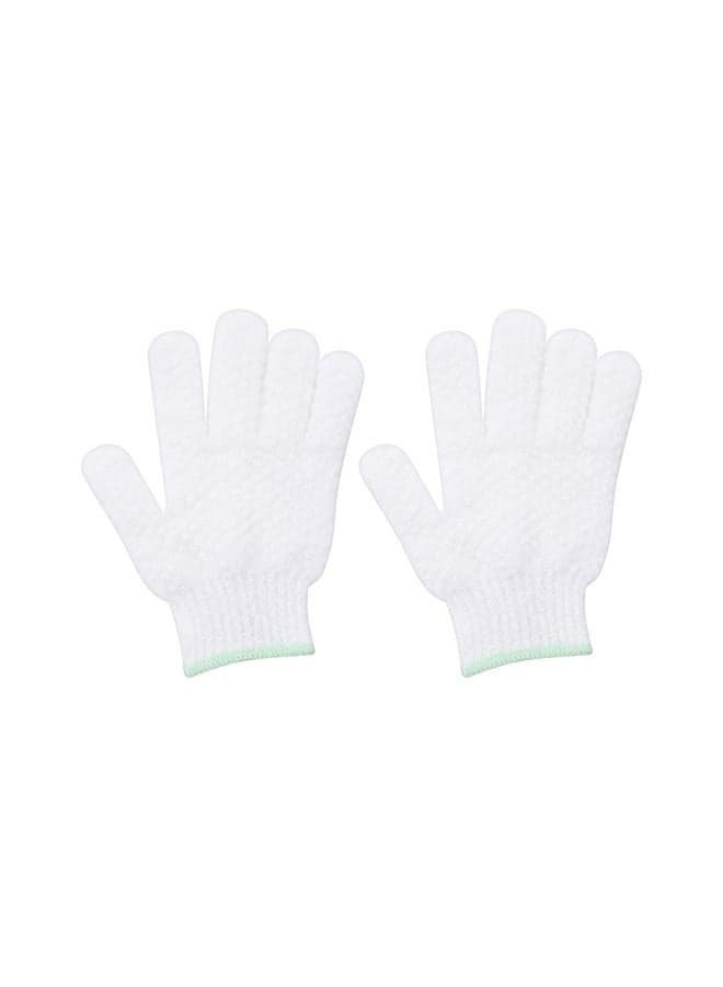 Gentle Bath + Shower Gloves, Exfoliating Gloves Remove Dead Skin & Cleanse The Whole Body, Bath Gloves Infused with Avocado Oil to Scrub & Hydrate, Cruelty Free, 1 Pair (2 Gloves)