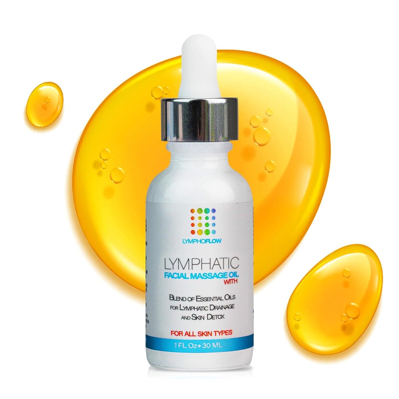 Facial Lymphatic Drainage Oil for Gua Sha Facial Tools Lymphatic Drainage Massager Face with Jojoba Coconut Oil Use with Face Roller Jade Roller Guasha Tool for Face Neck 1 Fl Oz