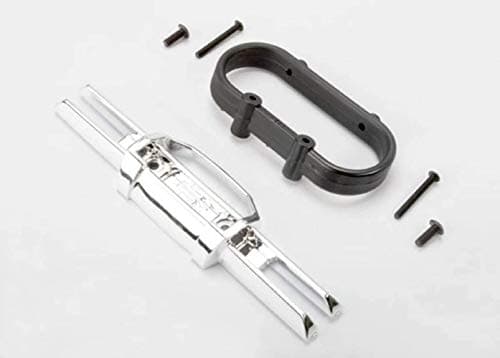 Traxxas 5336A Chrome Rear Bumper with Mount, Revo, 428-Pack