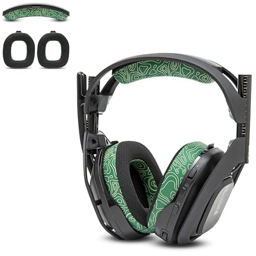 WC Mod Kit A50 - Cooling Gel Earpads + Headband Replacement for Astro A50 Gen 4, Gen 5 & A50X by Wicked Cushions | Enhanced Comfort, Cooling & Durability | Emerald Tide