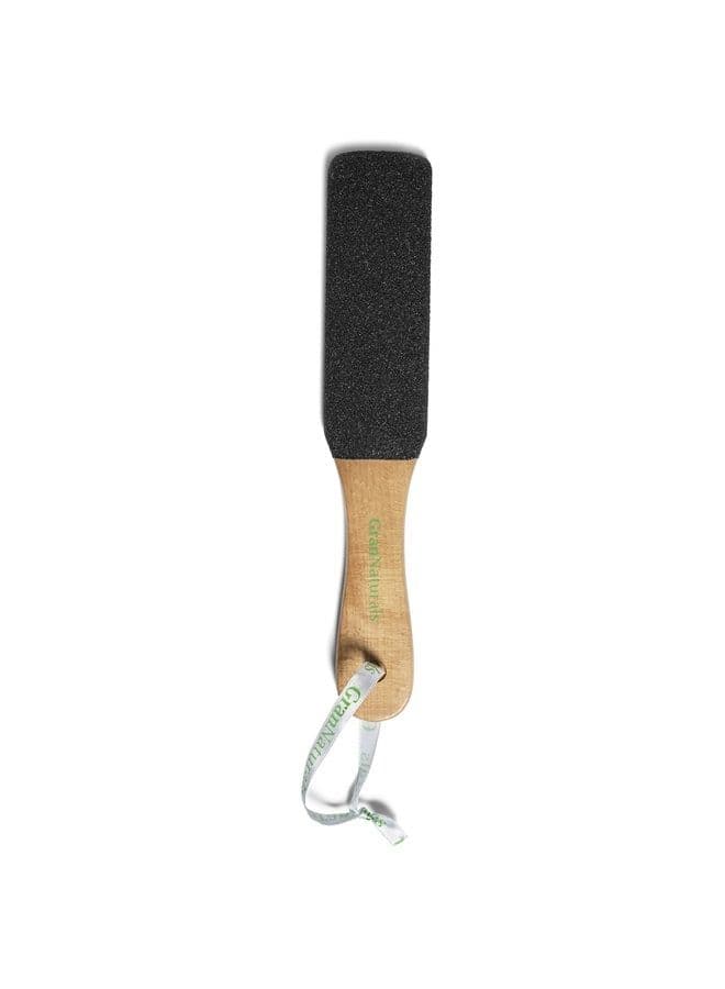 Wooden Foot File - Corn and Callus Remover for Feet - Dead Skin Exfoliator, Sander, Scrubber Filer Pedicure Rasp Tool for Wet + Dry Emery Board for Feet and Cracked Heel File Scraper