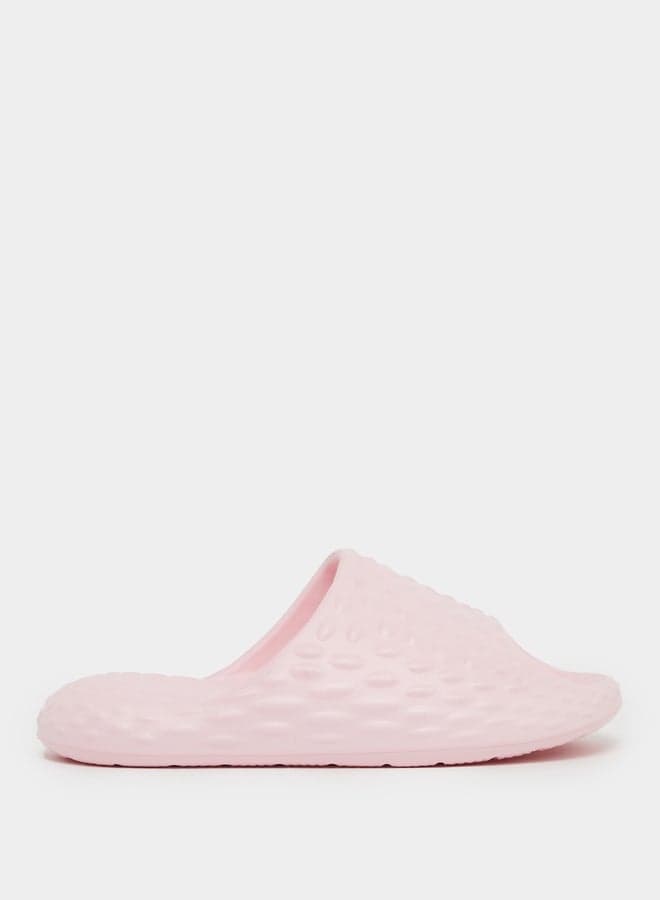 Take Two Textured Slip-On Slippers