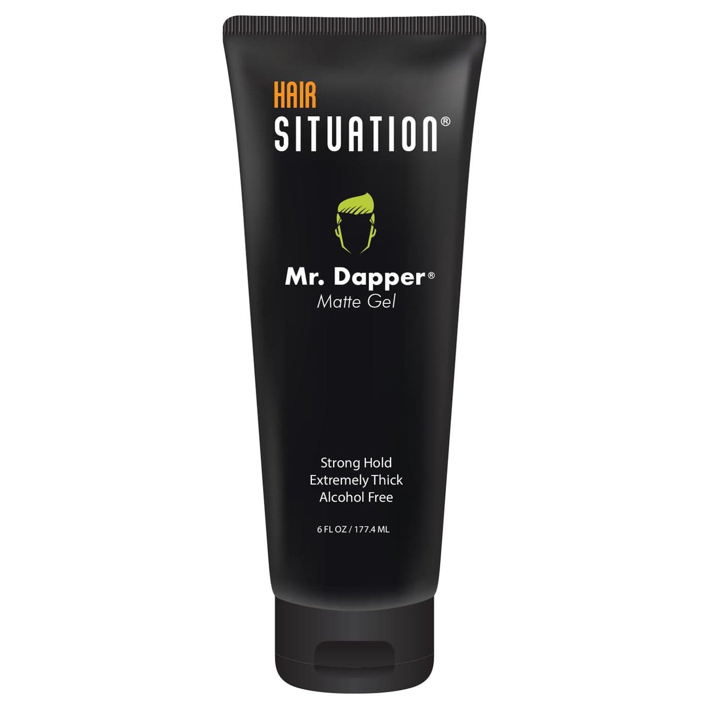 Hair Situation Mr Dapper Matte Look Extra Strong Firm Hold Hair Gel for Men Made for All Hair Types AntiHumidity Shield AntiFrizz and Fly Away AlcoholFree No Flake Formula 6 Fl Oz