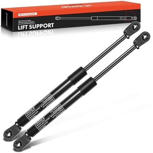 A-Premium Rear Trunk Lift Supports Shock Struts Compatible with Select Honda Models - Civic 1992-1996 Sedan, Accord 1994-1996 Sedan - Replace# 74820SV4003, 74820SV4013(2PC Set)