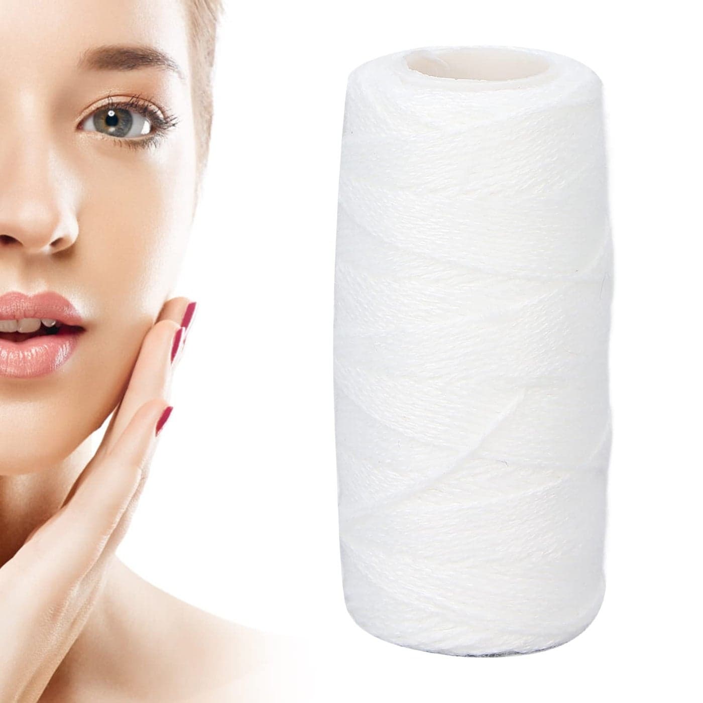 Facial Hair Removal Device Thread Electric Facial Hair Remover Wire Hair Shaver Beauty Epilator Cotton Strength Threading Thread for Arms for Lower Limbs for Remove Facial Hair