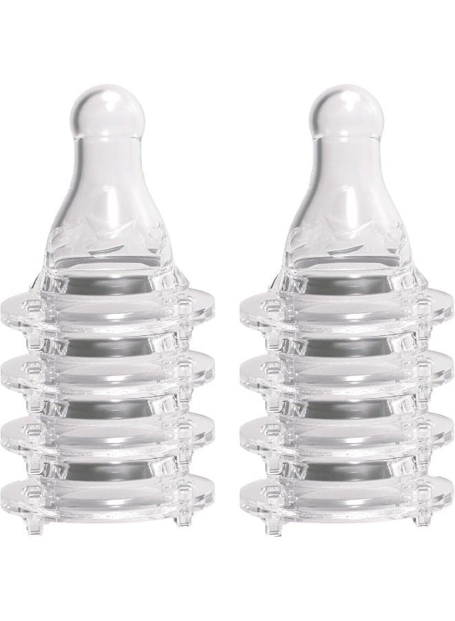 Avima Baby Anti Colic for Standard Neck Bottles, Silicone Breast Like - 6 to 9+ Months, Fast Flow, Level 3 (Pack of 6)